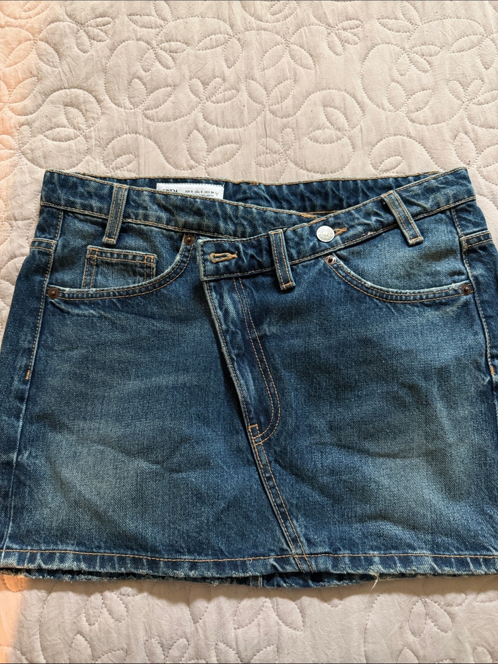 Zara Women’s Denim Mini Skirt - Blue